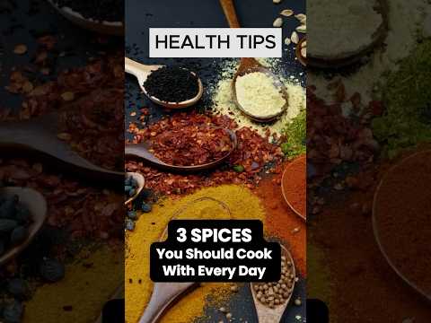 🌿 3 Must-Have Spices for AMAZING Health Benefits! #HealthBoost #Spices #shorts #HealthBoost #short