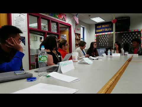 Attorney General Maura Healey visits Fitchburg High School, June 13, 2018