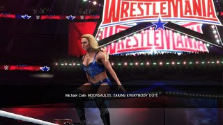 WWE 2K20 4 hoursewomen showcase part 3 WRESTLE-FREAKIN-MANIA gameplay