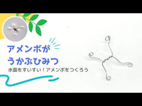 【自由研究&工作】表面張力の実験＆工作にチャレンジ