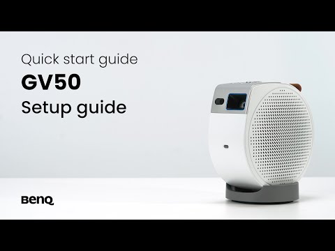 BenQ GV50 Portable Ceiling Projector - Quick Start Vide