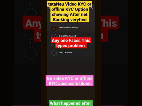 Tata Neu Credit Card KYC Problem Video & Offline Both KYC  #techadda #shorts #tataneu #hdfctataneu