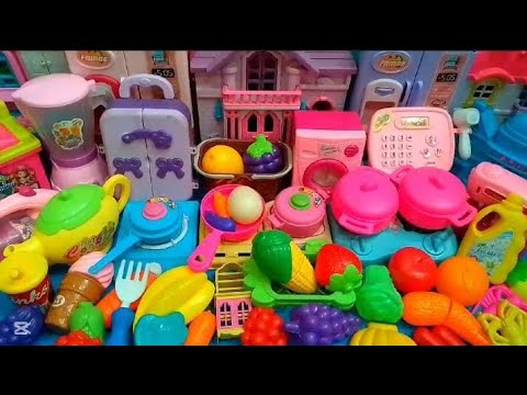 Satisfying Unboxing | barbie doll kitchen set | #asmr💙