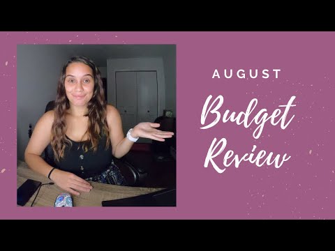 Budget Review | AUGUST | Real Numbers | Personal Finance