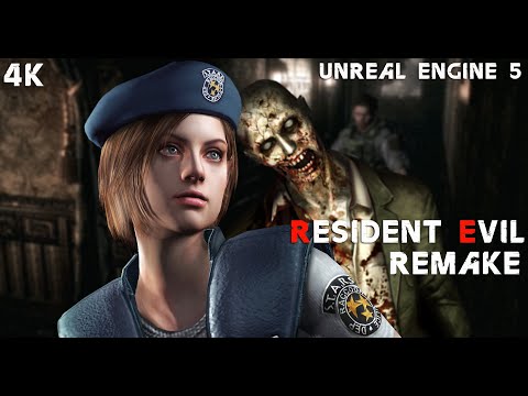 Resident Evil Remake with Unreal Engine 5 Gameplay 4K