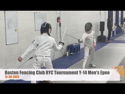 Boston Fencing Club RYC Tournament Y-14 Men's Epee