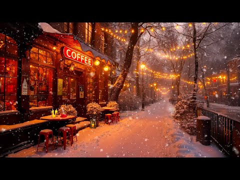 Winter Night Vibes and Exquisite Piano Jazz for Studying, Working and Relaxing - Coffee Jazz