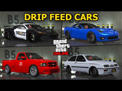 GTA 5 Online - Agents Of Sabotage DLC - ALL DRIP FEED CARS! (Unreleased Cars)