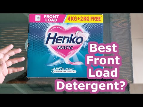 Henko detergent Review |Henko matic detergent |Best detergent for front-load washing machine? #Henko