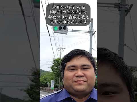 信号機の変わるタイミング当て！警備員ならできるはず#shorts