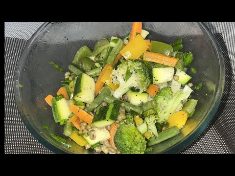 How to Make a Nutritious Steamed Salad for Weight Loss | Healthy Vegetable Salad