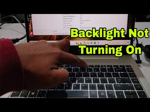 All Laptop Keyboard Backlight Not Turning On Problem |EliteBook Laptop Backlight On/Off ShortcutKey?