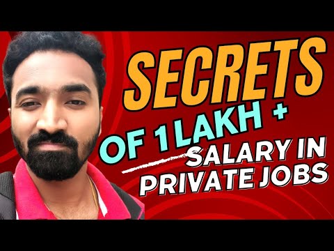 Benefits of Private Jobs | Private vs Govt Job | Is 1 lakhs+ possible with private job?