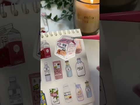 Mini scrapbook - peach 🍑 #asmr #scrapbooking #collage