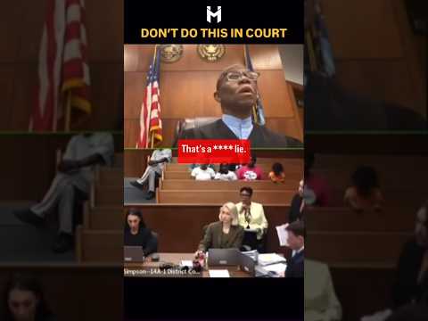 Don’t do this in court. #court #hearing #fail #whatnottodo #dontdoit #judge #attorney