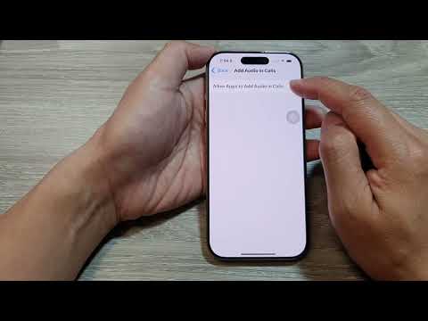 📱 How to Enable/Disable "Allow Apps to Add Audio In Calls" on iPhone 16/16 Pro Max 🔧