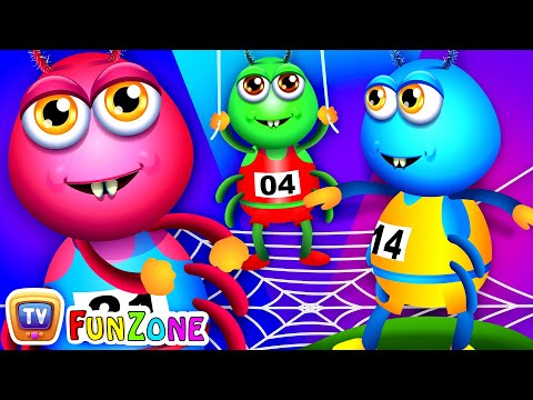 Itsy Bitsy Spider Nursery Rhyme With Lyrics - ChuChu TV Funzone Nursery Rhymes & Toddler Videos