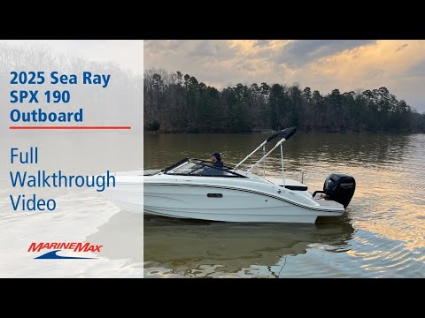 2025 Sea Ray SPX 190 Outboard | Available Now at MarineMax Lake Wylie