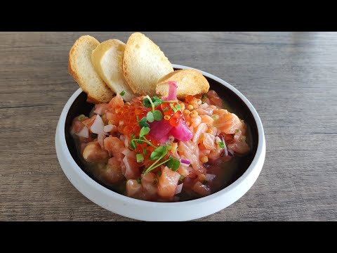 POV: Eating Salmon Tartare in Norway 🇧🇻