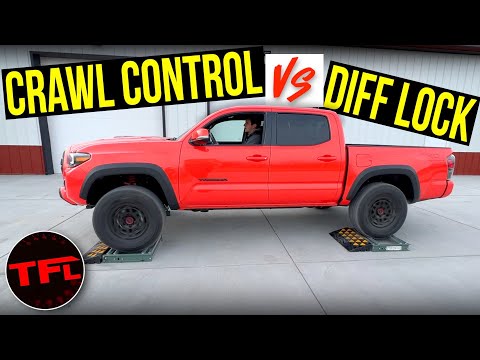 What Is Better: Toyota Crawl Control OR Differential Lock? TFLslip Test