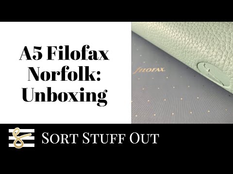 A5 Filofax Norfolk Unboxing - Ring Planner Comparison - Malden & Moterm