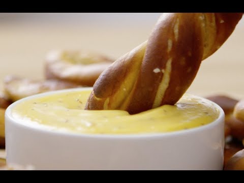 Homemade Pretzels with Beer-Cheese Dip