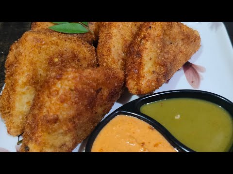 Bread patties |ब्रेड का ऐसा चटपटा नास्ता,की देखते ही मुँह मे पानी आ जाये |Bread nasta recipe, easy..