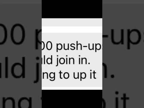 101 push-ups each day, all summer #pushups #pushupchallenge