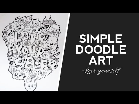 SIMPLE DOODLE FOR BEGINNERS | Doodle simple untuk pemula