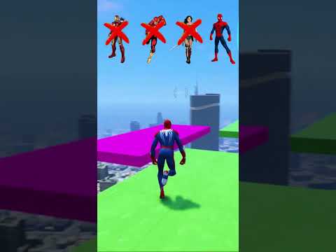 The Incredibles Challenge Ep242 #spiderman #ironman #batman #gta5