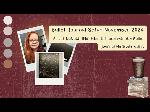 Bullet Journal Setup November 2024