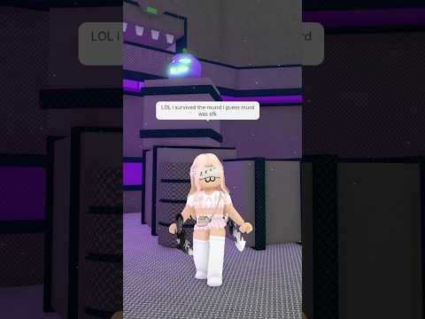 Where did she come from😨#roblox #murdermystery2 #funnyvideos #mm2 #fyp #pov #real