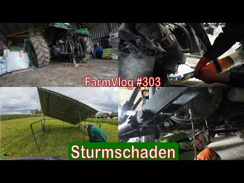 Farmvlog #303: Strumschaden | Ölwechsel Hinterachse Agrotron 6160