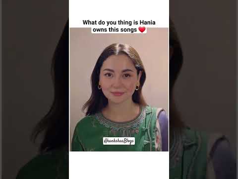 Is Hania owns this song ❤.  #haniaamir #trending #shorts  #aesthic #jannatzubair