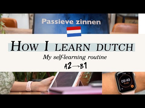 My *daily* self-study routine to learn dutch (A2 TO B1) | How I learn DUTCH