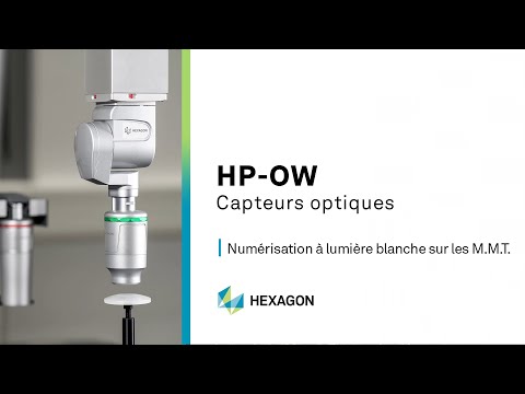 Capteur optique HP-OW : numérisation à lumière blanche pour machines à mesurer tridimensionnelles