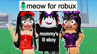 RICH E-BOY Trolling In Roblox VOICE CHAT 2!