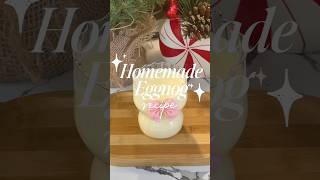 Merry Christmas 🎄🎀 Eggnog Recipe #homecafe #recipe #eggnog