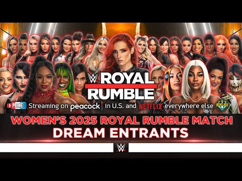 WWE Women's 2025 Royal Rumble Match - Dream Entrants