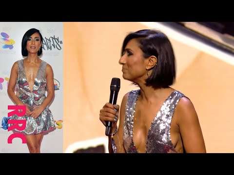 Anita Rani @astonishing sequined tulle minidress by 16Arlington