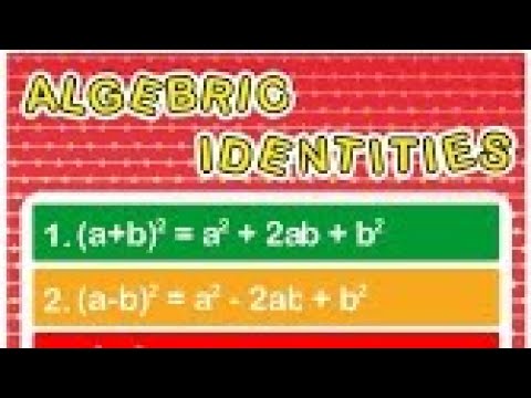 Evaluating through Algebraic Identities #algebraicformulas #grade8 #olevelmathematics #fbise #math