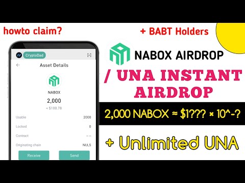 Claim $$NABOX Airdrop & UNA Airdrop only BABT Token Holders || Nabox wallet || How to claim nabox