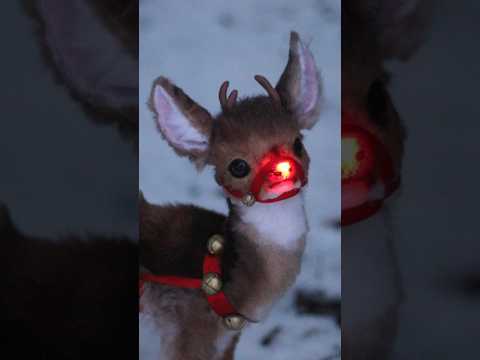 Makin baby Rudolph Hope youre having a awesome holiday #polymerclay #art #shorts #rudolph #christmas