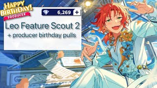 Tsukinaga Leo Feature Scout 2 & Producer Birthday Pulls | Ensemble Stars