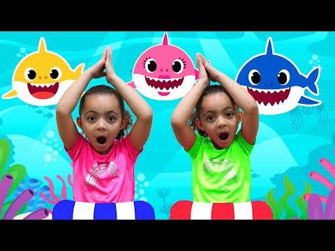 Baby Shark Dance  Animal Songs + ABC Song | Nursery Rhymes & Kids Sing Along Songs