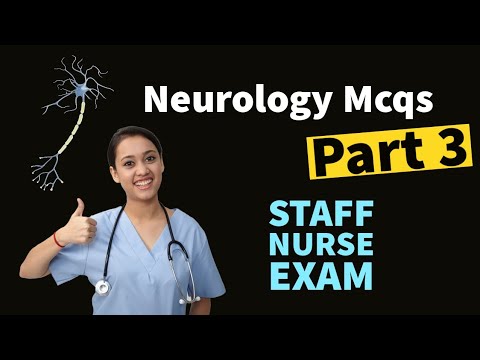 RRB staff Nurse Exam questions and answers 2024 Nervous system mcqs Part 3