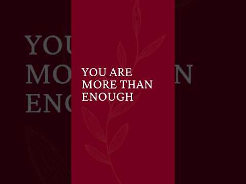 You Are More Than Enough #christiancontent