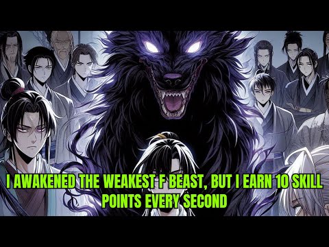 I Awakened the Weakest F Beast, But I Earn 10 Skill Points Every Second | Manhwa Recap