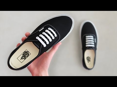 How to Lace Vans Authentic - Bar Lace (5 holes)