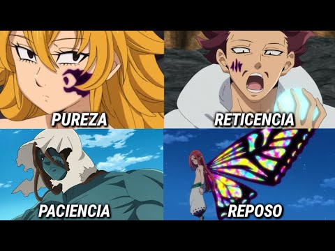 (OFICIAL) Todas Las Maldiciones de los 10 Mandamientos | Nanatsu No Taizai